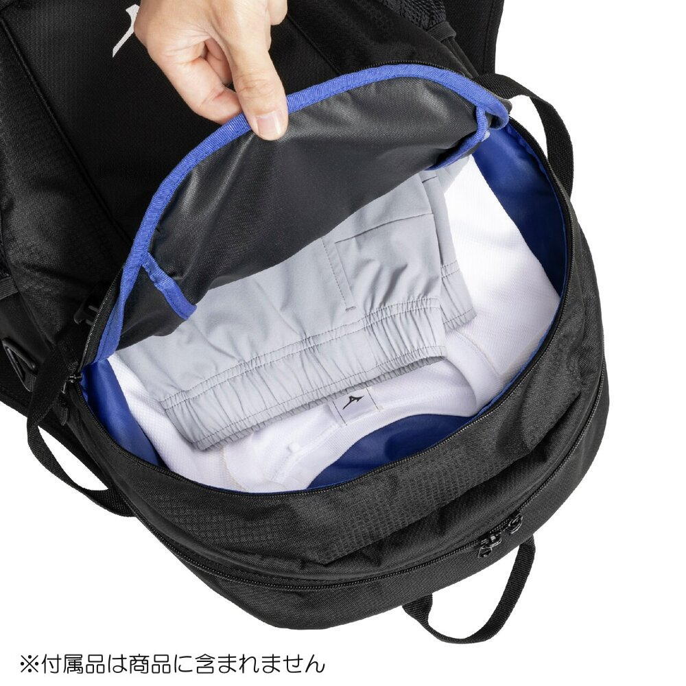 ミズノMIZUNO水泳チームバッグパック40-5リュックスポーツバッグ40L2026年春夏モデル33JDD102