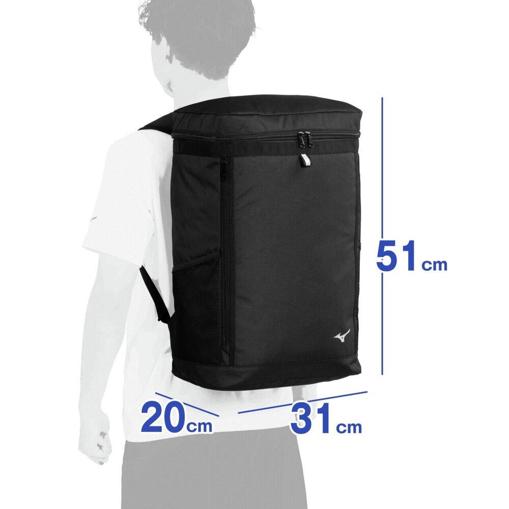 ミズノMIZUNO水泳チームバッグパック40スクエアリュックスポーツバッグ40L2026年春夏モデル33JDD104