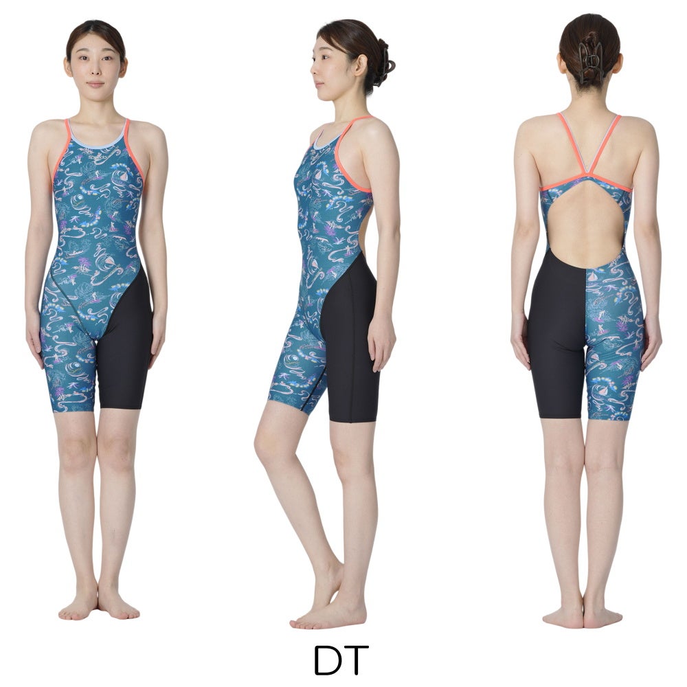 スピードSPEEDO競泳水着練習用水着レディースターンズニースキンオールインワンENDURANCEECO競泳練習水着別注モデルSTW12640Z