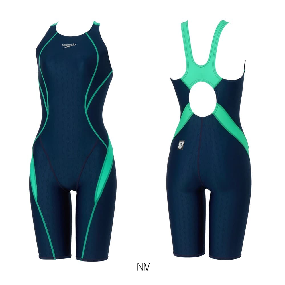 スピードSPEEDO競泳水着レディースWA承認モデルフレックスシグマニューミニオープンバックニースキンオールインワンFLEXΣν2026年春夏モデルSCW12604Ffinaマークあり
