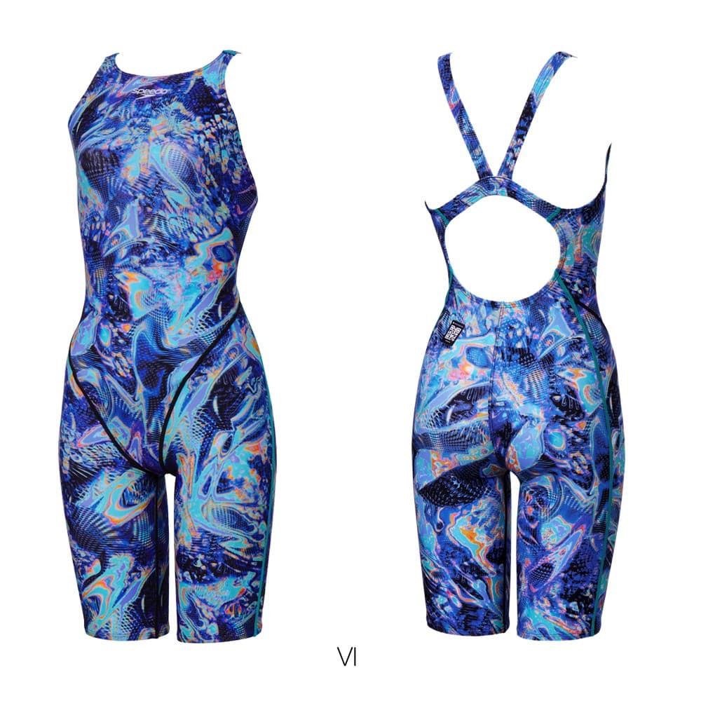 スピードSPEEDO競泳水着レディースWA承認モデルフレックスシグマニューオープンバックニースキン2オールインワンFLEXΣν2026年春夏モデルSCW12606Ffinaマークあり