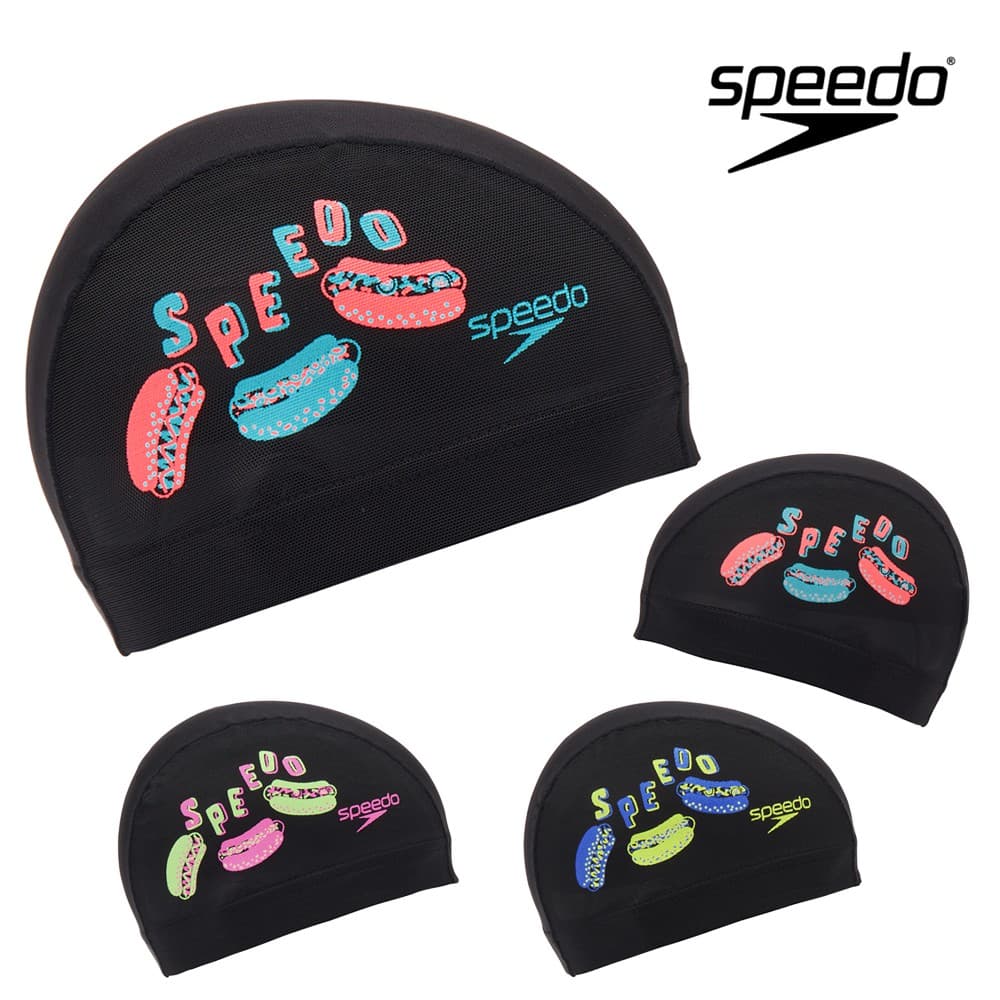 スピードSPEEDO水泳ホットドッグメッシュキャップスイムキャップ水泳小物2026年春夏モデルSE12607