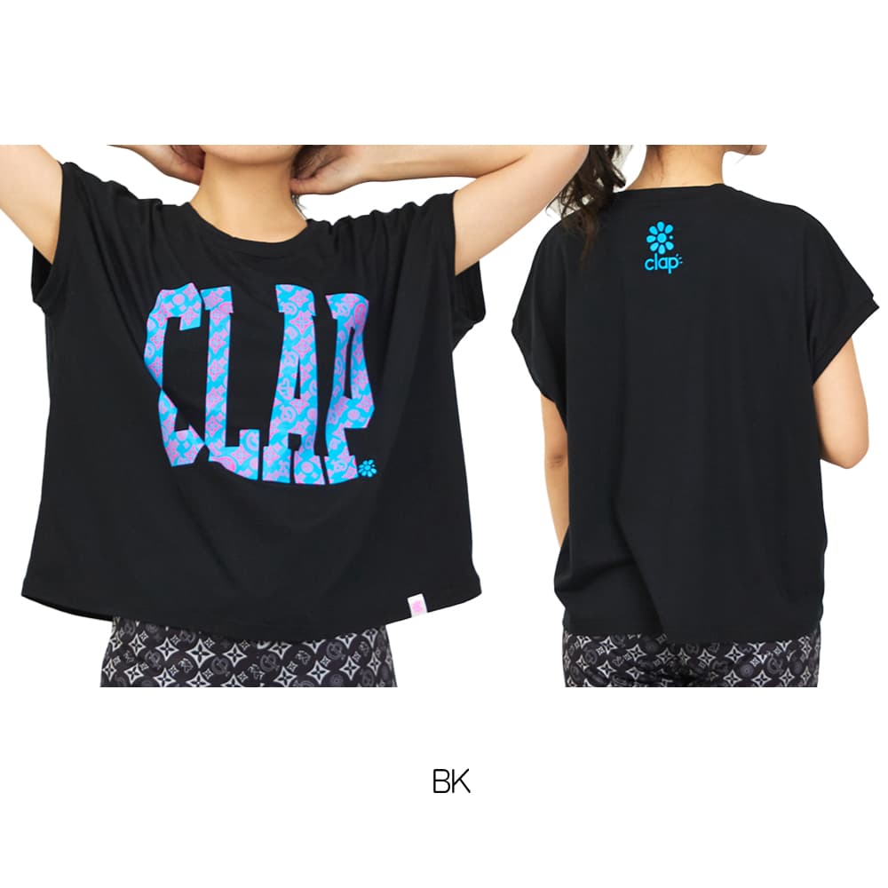 クラップCLAPモノグラムクラップドルマンLレディーススポーツアパレルトレーニングフィットネス女性CTS26009