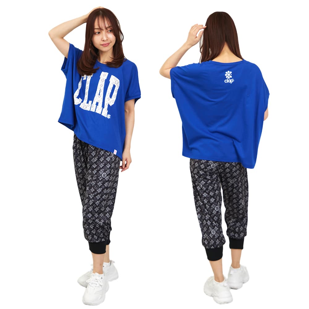 クラップ CLAP モノグラムクラップ ドルマン L レディース スポーツアパレル トレーニング フィットネス 女性 CTS26009
