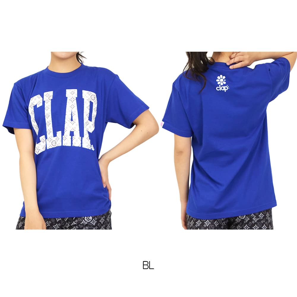 クラップCLAPモノグラムクラップTシャツレディーススポーツアパレルトレーニングフィットネス女性CTS26010