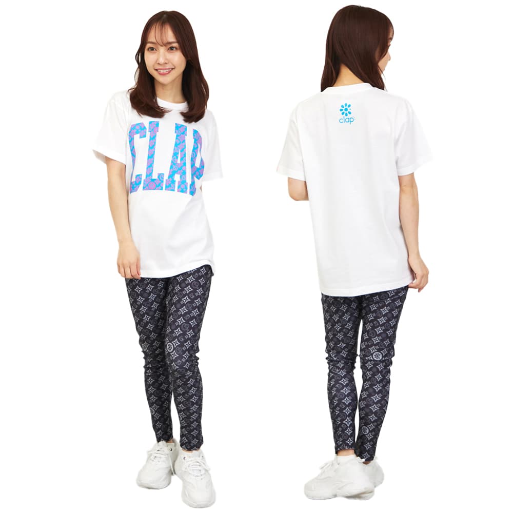 クラップ CLAP モノグラムクラップ Tシャツ レディース スポーツアパレル トレーニング フィットネス 女性 CTS26010