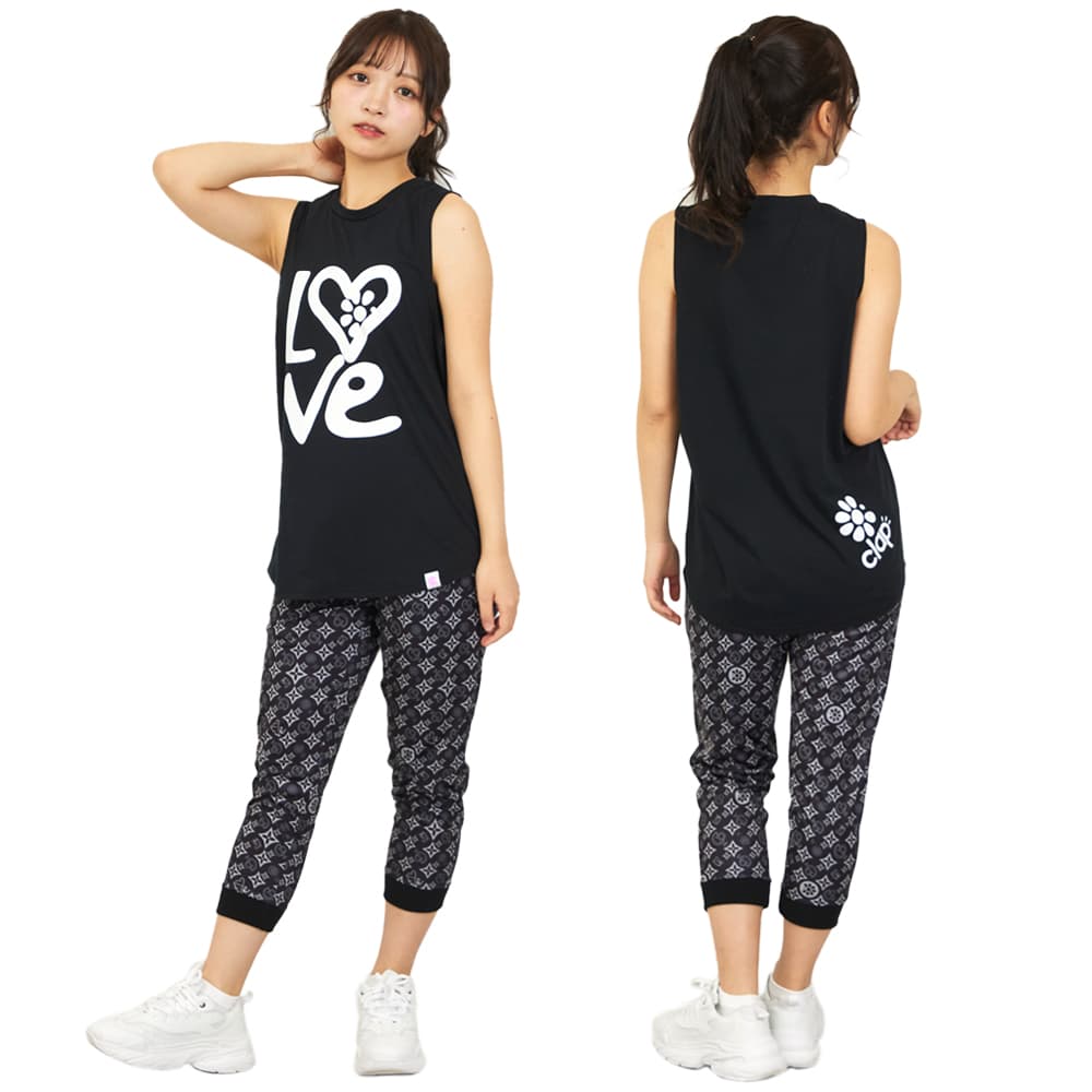 クラップ CLAP ラブ クラップ トレーニングタンクトップ レディース スポーツアパレル トレーニング フィットネス 女性 CTS26011