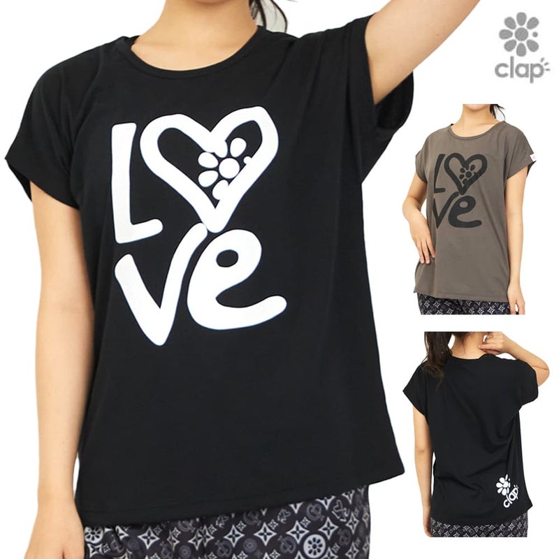 クラップCLAPラブクラップドルマンMレディーススポーツアパレルトレーニングフィットネス女性CTS26012