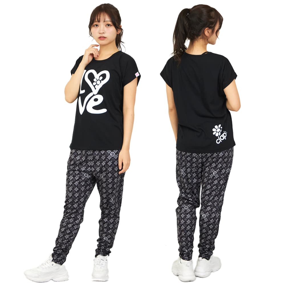 クラップCLAPラブクラップドルマンMレディーススポーツアパレルトレーニングフィットネス女性CTS26012