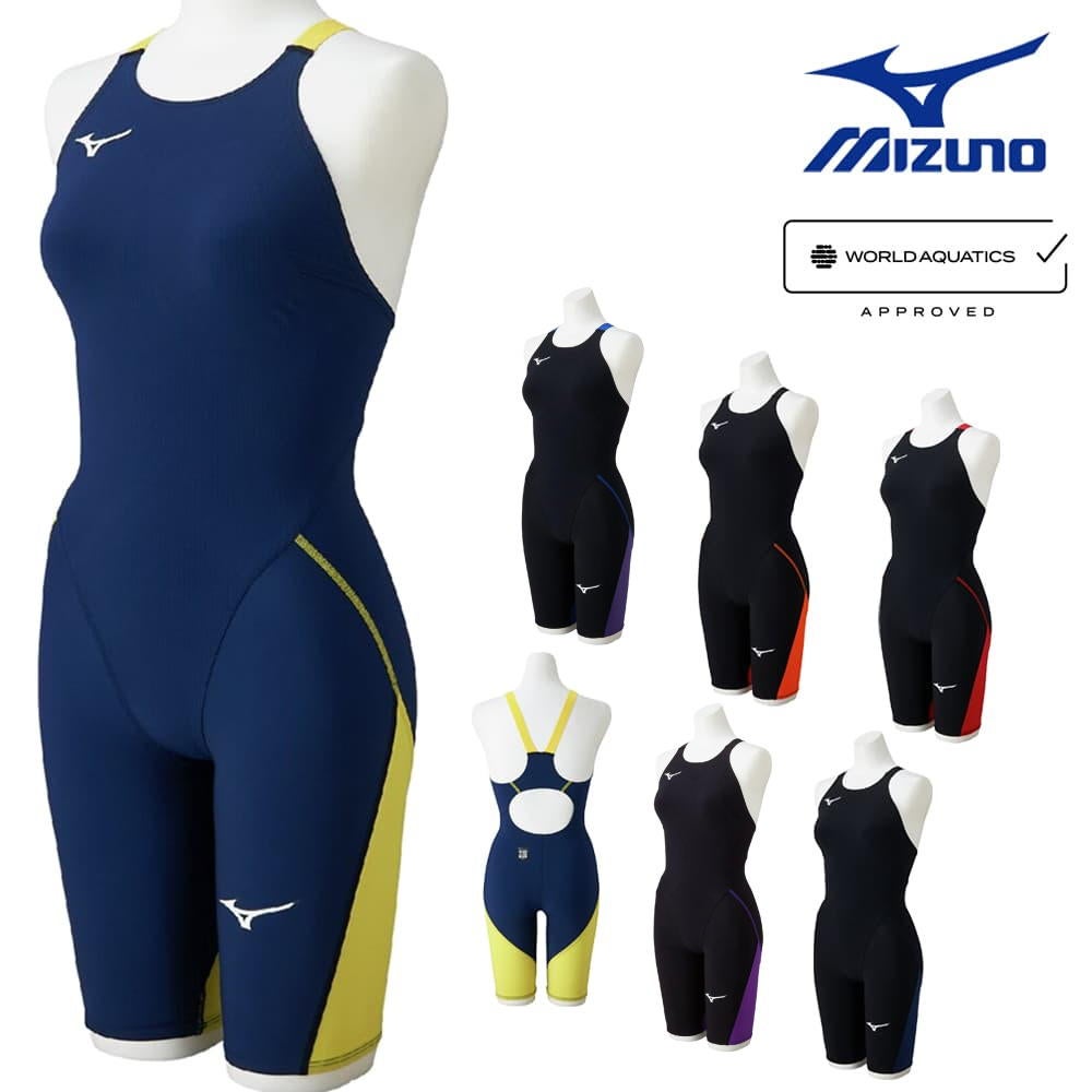 ミズノMIZUNO競泳水着レディースWA承認モデルGX・SONICLITEハーフスーツオールインワン2026年春夏モデルN2MGD210finaマークあり