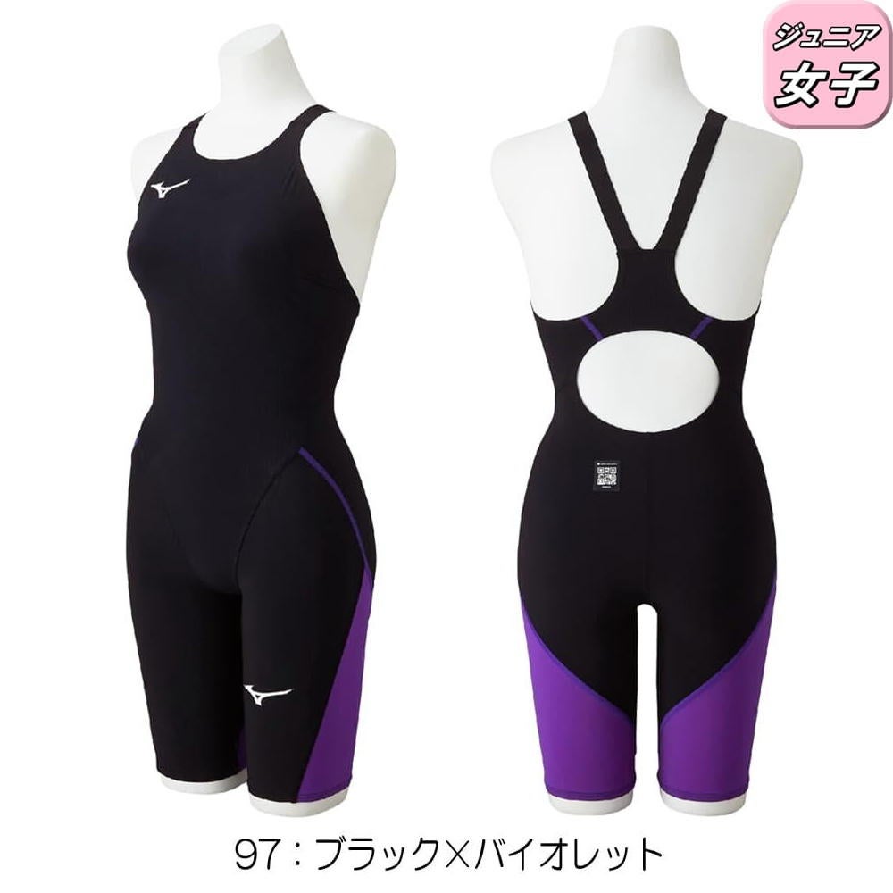 ミズノMIZUNO競泳水着ジュニア女子WA承認モデルGX・SONICLITEハーフスーツ2026年春夏モデルN2MGD410finaマークあり