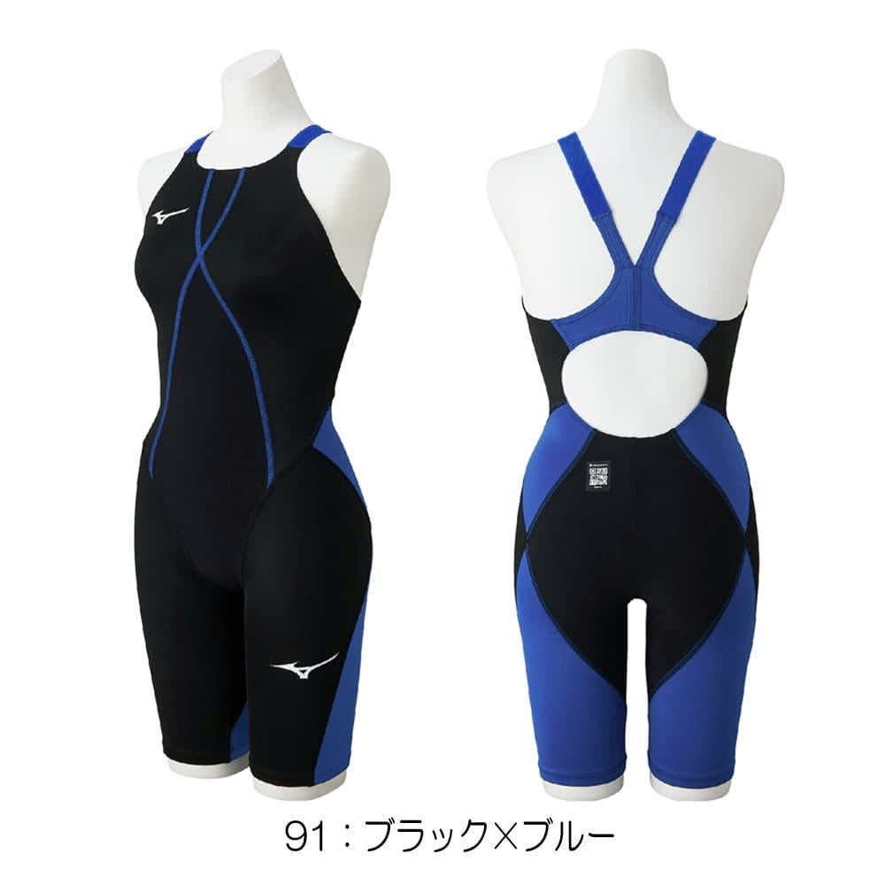 ミズノMIZUNO競泳水着レディースWA承認モデルGX・SONICDUALハーフスーツオールインワン2026年春夏モデルN2MGD215finaマークあり