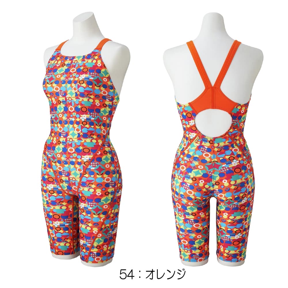 ミズノMIZUNO競泳水着練習用水着レディースエクサースーツハーフスーツEXERSUITSU-Fit競泳練習水着2026年春夏モデルN2MGD285