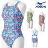 ミズノMIZUNO競泳水着練習用水着レディースエクサースーツミディアムカットEXERSUITSU-Fit競泳練習水着2026年春夏モデルN2MAD285