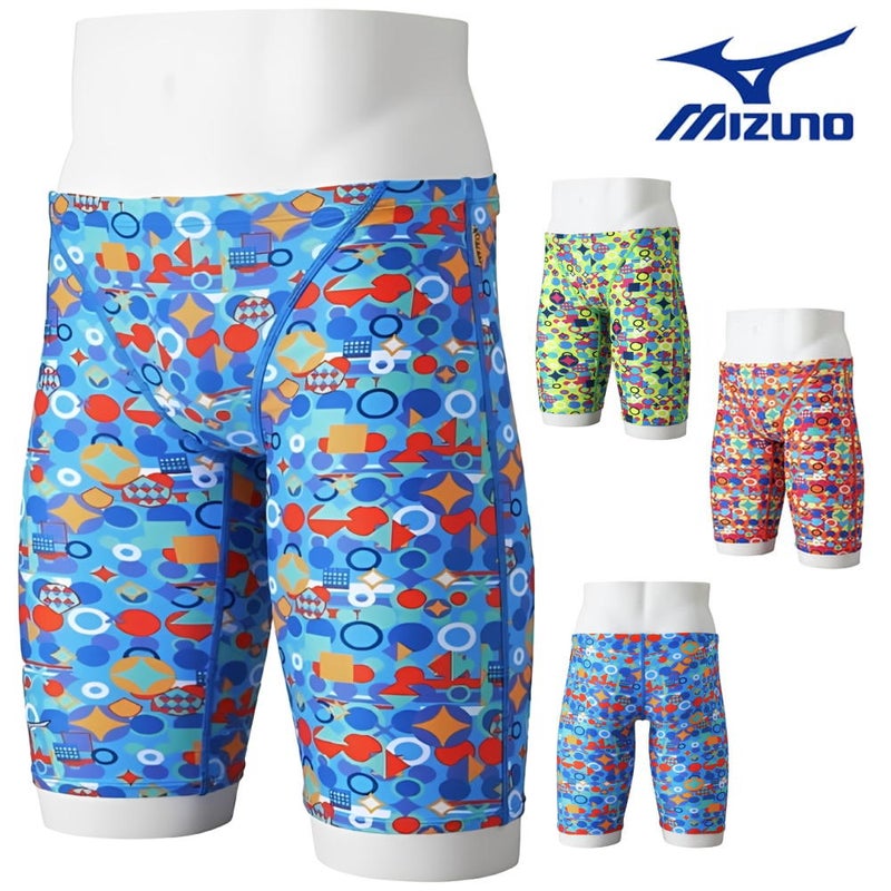 ミズノMIZUNO競泳水着練習用水着メンズエクサースーツハーフスパッツEXERSUITSU-Fit競泳練習水着2026年春夏モデルN2MBD086