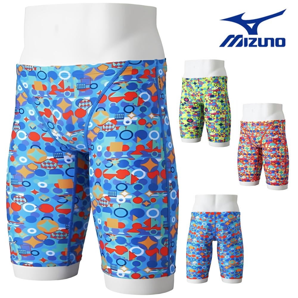 ミズノMIZUNO競泳水着練習用水着メンズエクサースーツハーフスパッツEXERSUITSU-Fit競泳練習水着2026年春夏モデルN2MBD086