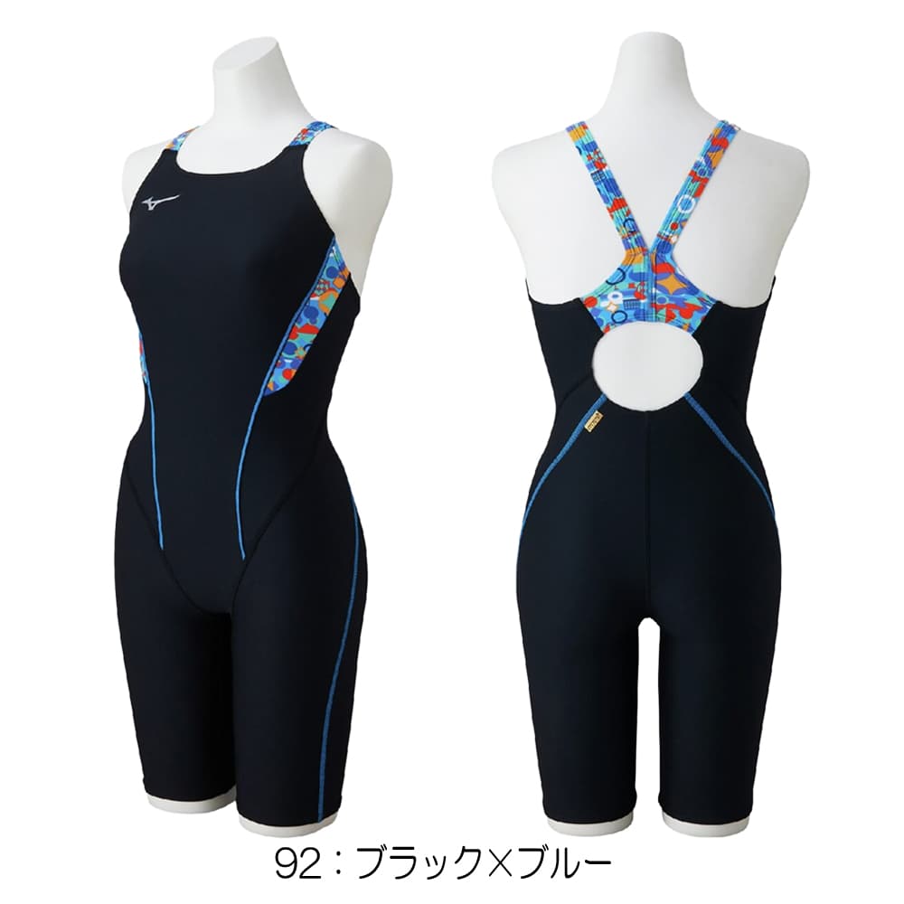 ミズノMIZUNO競泳水着練習用水着レディースエクサースーツハーフスーツEXERSUITSU-Fit競泳練習水着2026年春夏モデルN2MGD287