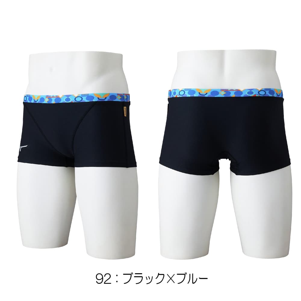 ミズノMIZUNO競泳水着練習用水着メンズエクサースーツショートスパッツEXERSUITSU-Fit競泳練習水着2026年春夏モデルN2MBD087