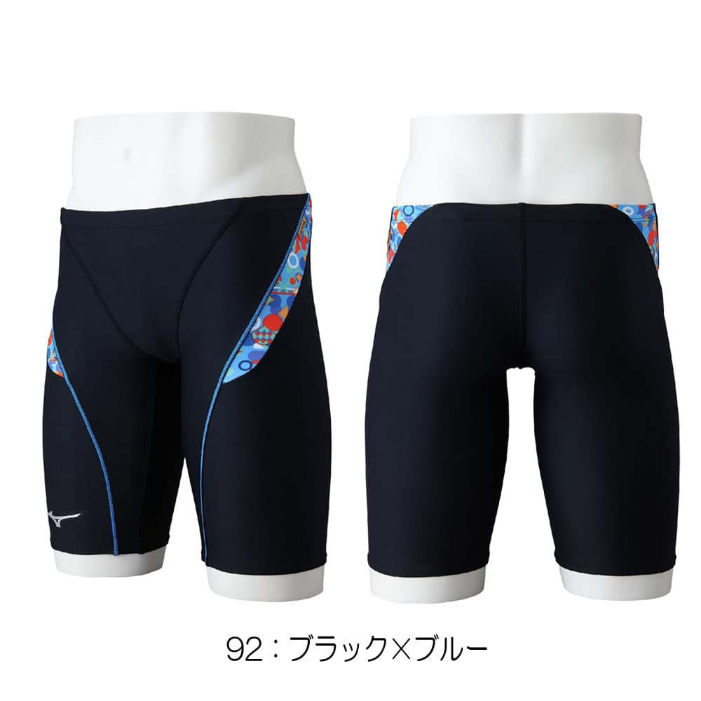 ミズノMIZUNO競泳水着練習用水着メンズエクサースーツハーフスパッツEXERSUITSU-Fit競泳練習水着2026年春夏モデルN2MBD088