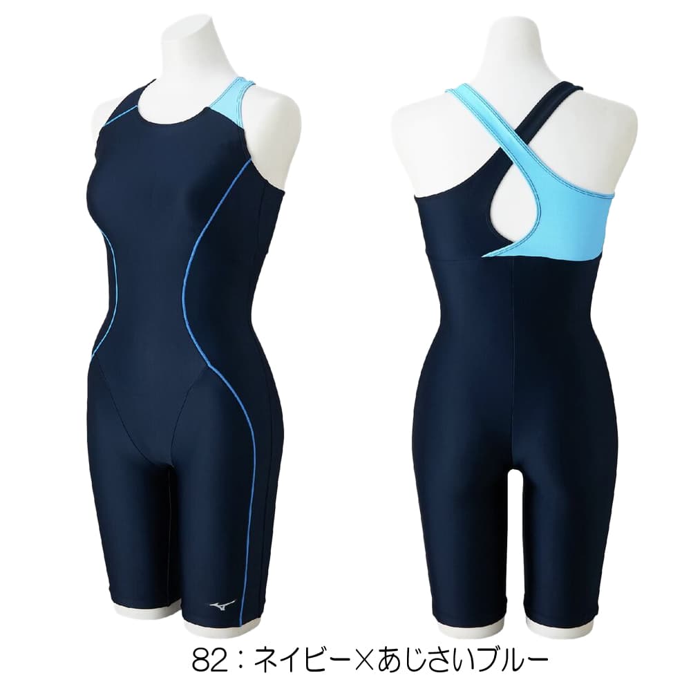 ミズノMIZUNOフィットネス水着レディースStrokeONEオールインワンパッド付き2026年春夏モデルN2JGD301