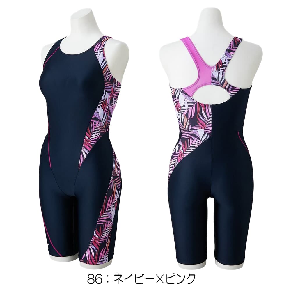 ミズノMIZUNOフィットネス水着レディースStrokeONEオールインワンパッド付き2026年春夏モデルN2JGD313