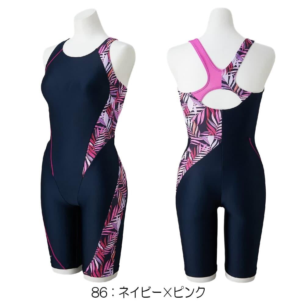 ミズノMIZUNOフィットネス水着レディースStrokeONEオールインワンパッド付き2026年春夏モデルN2JGD313