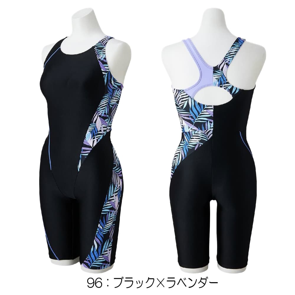 ミズノMIZUNOフィットネス水着レディースStrokeONEオールインワンパッド付き2026年春夏モデルN2JGD313