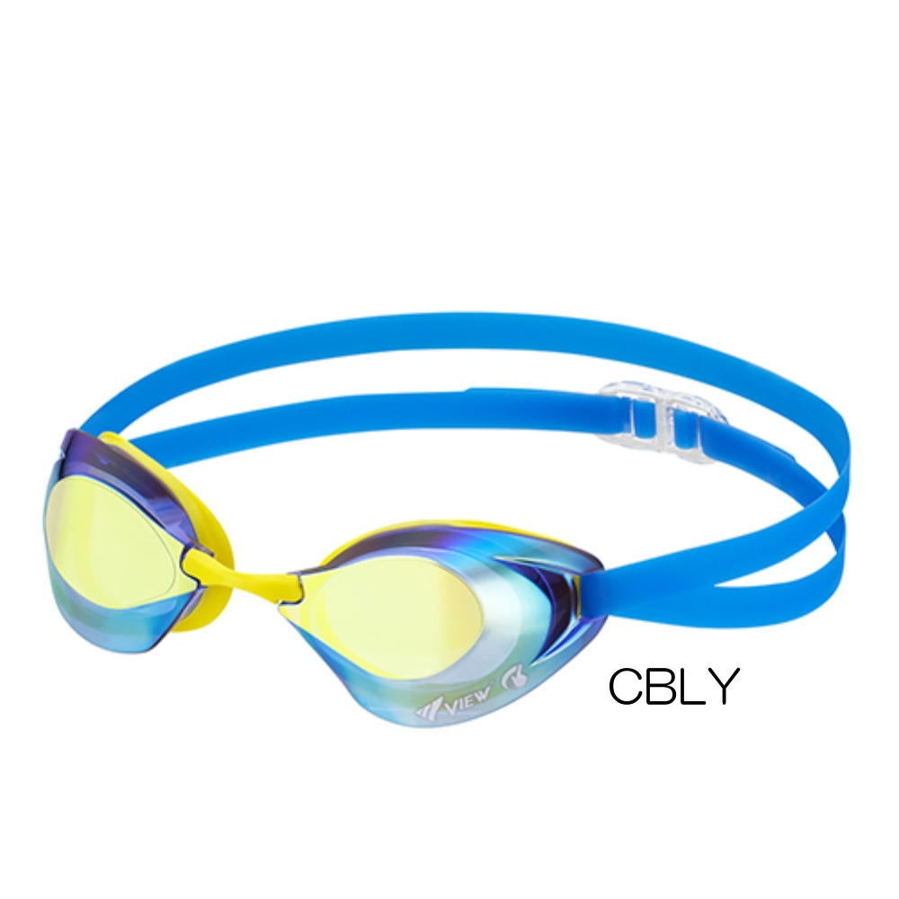 VIEWスイミングゴーグルクッション付きミラータイプBladeNXV250YSAM