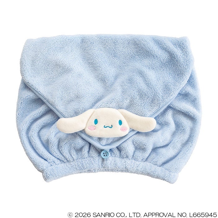 オカ ヘアキャップ タオルキャップ サンリオキャラクターズ シナモロール 水泳小物 スイミング プール タオル OKA74559