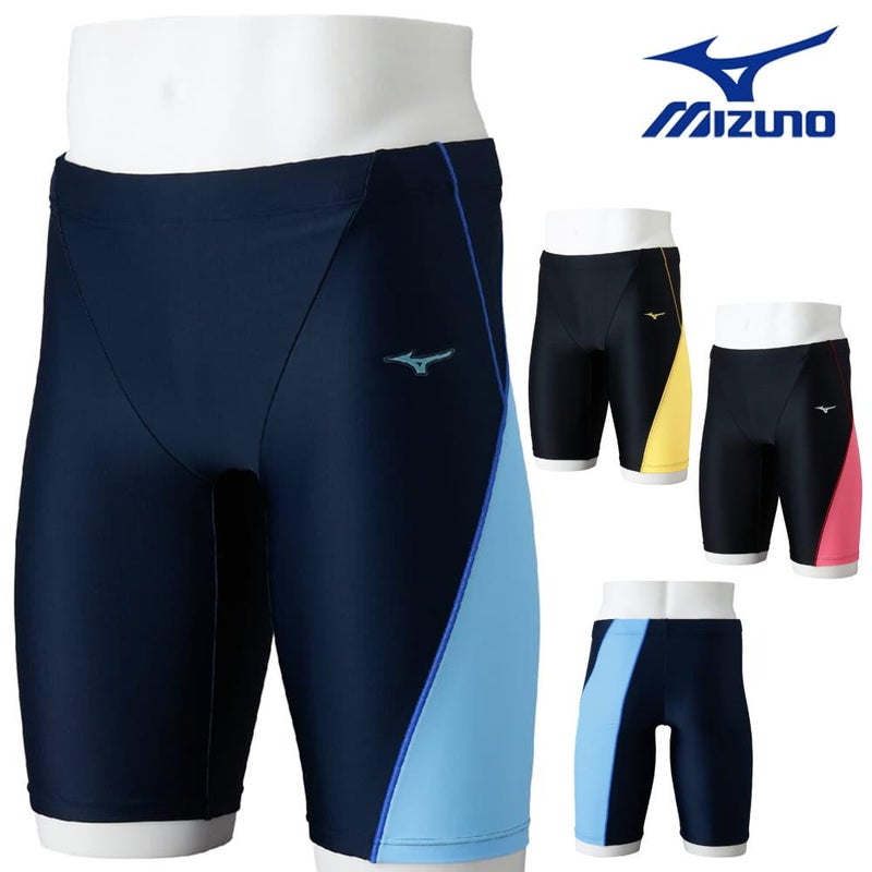 ミズノMIZUNOフィットネス水着メンズStrokeONEハーフスパッツ2026年春夏モデルN2JBD101