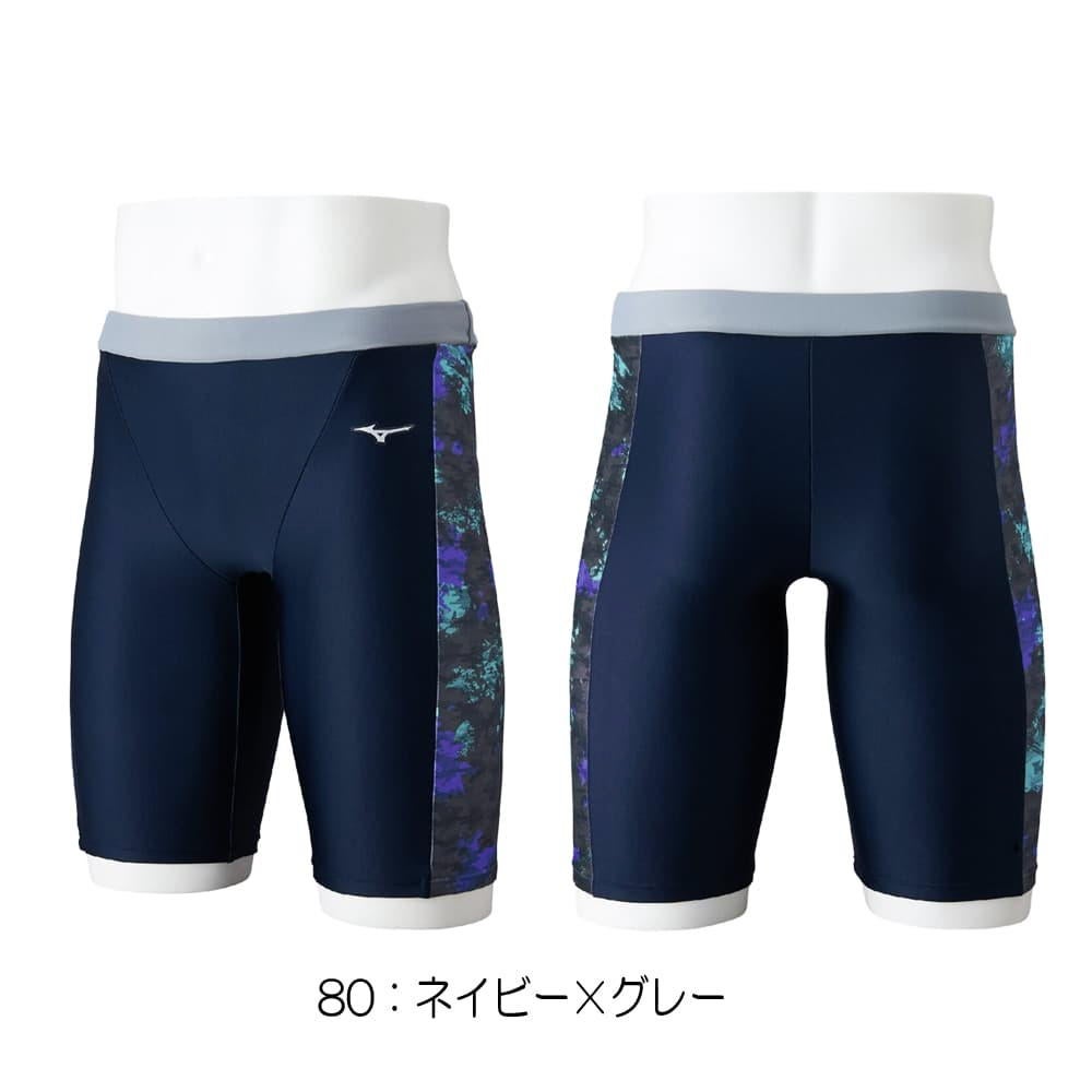 ミズノMIZUNOフィットネス水着メンズStrokeONEハーフスパッツ2026年春夏モデルN2JBD105