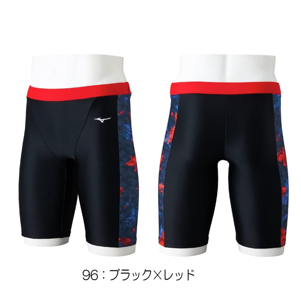 ミズノMIZUNOフィットネス水着メンズStrokeONEハーフスパッツ2026年春夏モデルN2JBD105