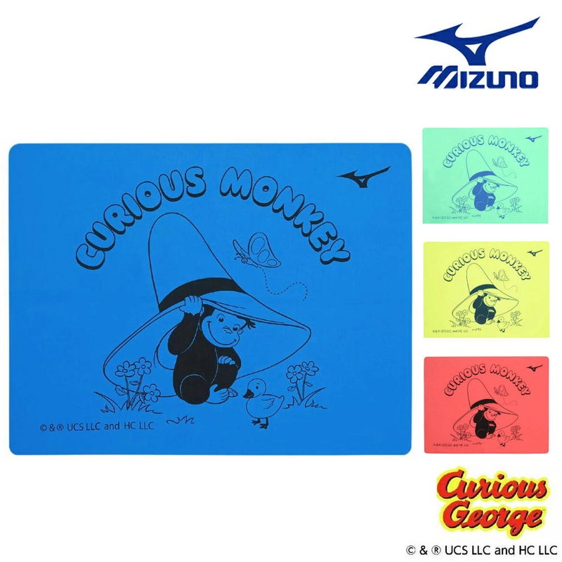 ミズノMIZUNO水泳スイムタオル吸水タオルセームタオルおさるのジョージ2026年春夏追加企画モデルN2JYD093