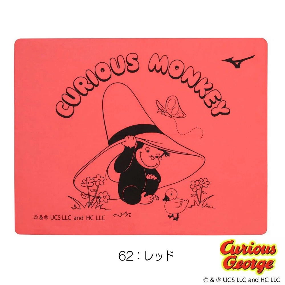 ミズノMIZUNO水泳スイムタオル吸水タオルセームタオルおさるのジョージ2026年春夏追加企画モデルN2JYD093