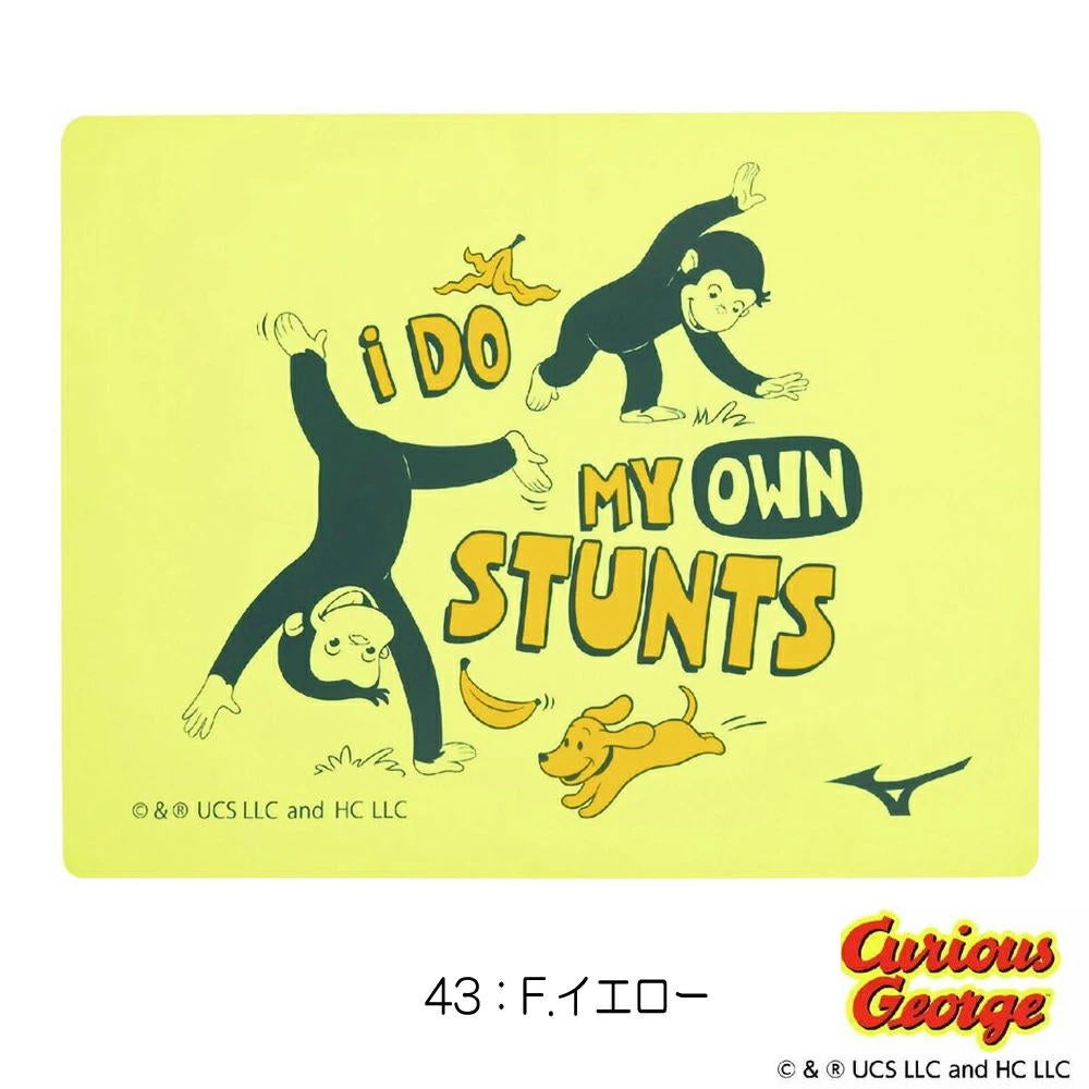 ミズノMIZUNO水泳スイムタオル吸水タオルセームタオルおさるのジョージ2026年春夏追加企画モデルN2JYD094