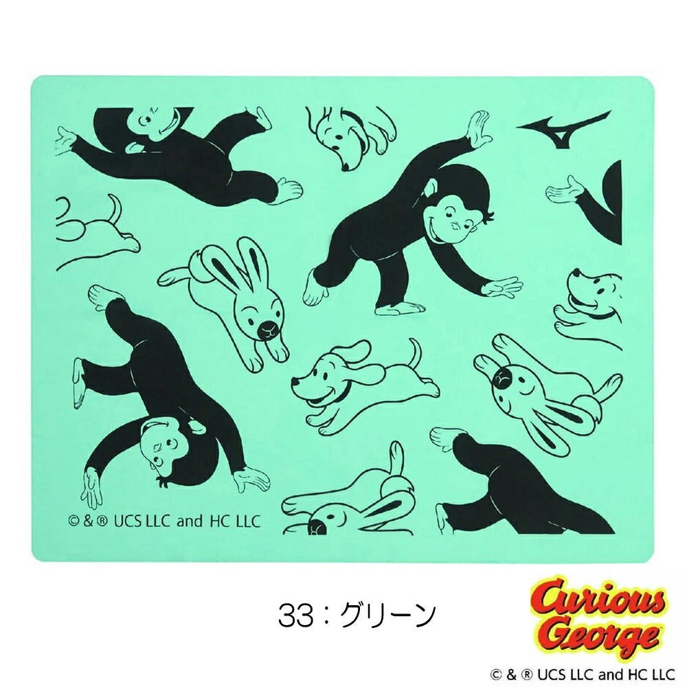 ミズノMIZUNO水泳スイムタオル吸水タオルセームタオルおさるのジョージ2026年春夏追加企画モデルN2JYD095