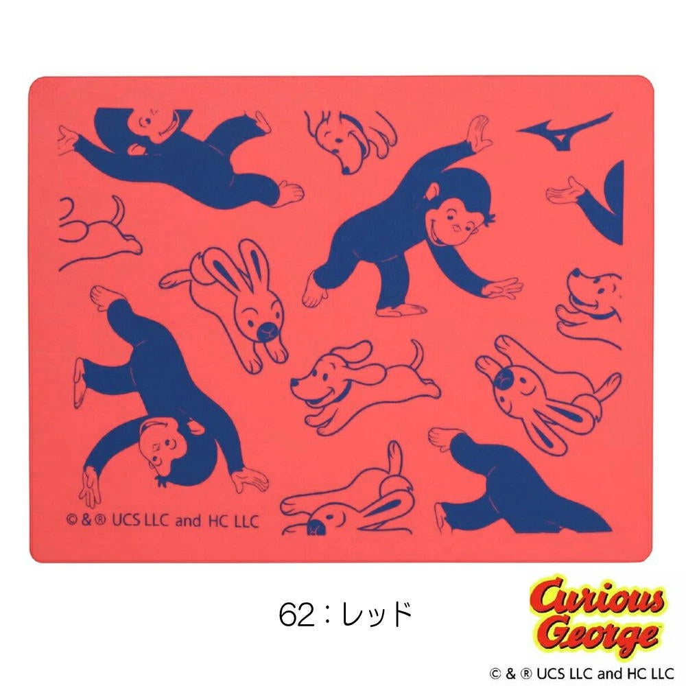 ミズノMIZUNO水泳スイムタオル吸水タオルセームタオルおさるのジョージ2026年春夏追加企画モデルN2JYD095