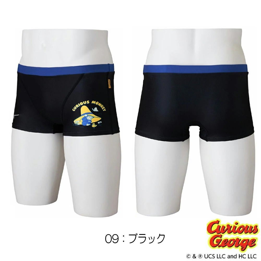 ミズノ MIZUNO 競泳水着 練習用水着 メンズ エクサースーツ ショートスパッツ EXER SUITS U-Fit おさるのジョージ 競泳練習水着 2026年春夏モデル N2MBD093