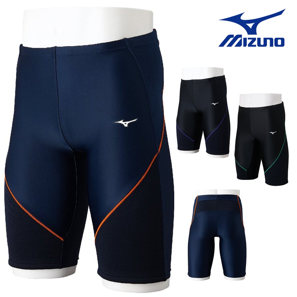 ミズノMIZUNOフィットネス水着メンズEZSWIMハーフスパッツ2026年春夏モデルN2JBD121