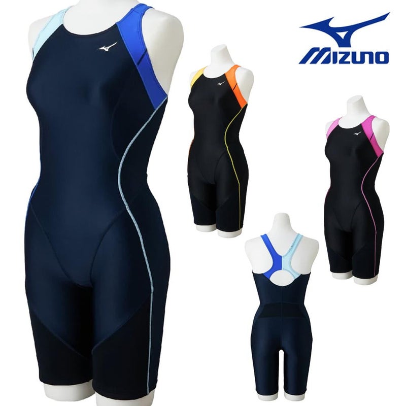 ミズノMIZUNOフィットネス水着レディースEZSWIMオールインワンパッド付き2026年春夏モデルN2JGD325