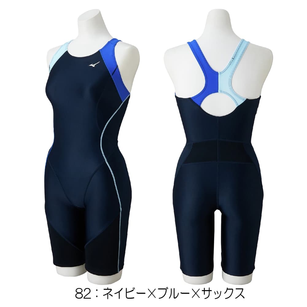 ミズノMIZUNOフィットネス水着レディースEZSWIMオールインワンパッド付き2026年春夏モデルN2JGD325
