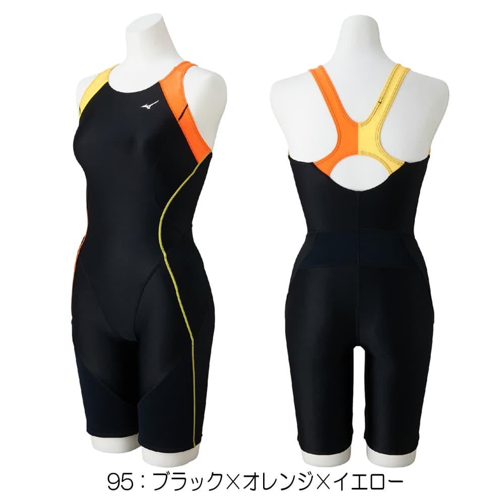 ミズノMIZUNOフィットネス水着レディースEZSWIMオールインワンパッド付き2026年春夏モデルN2JGD325