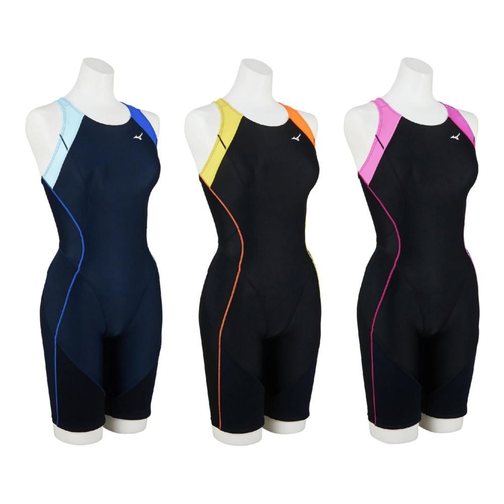 ミズノMIZUNOフィットネス水着レディースEZSWIMオールインワンパッド付き2026年春夏モデルN2JGD325