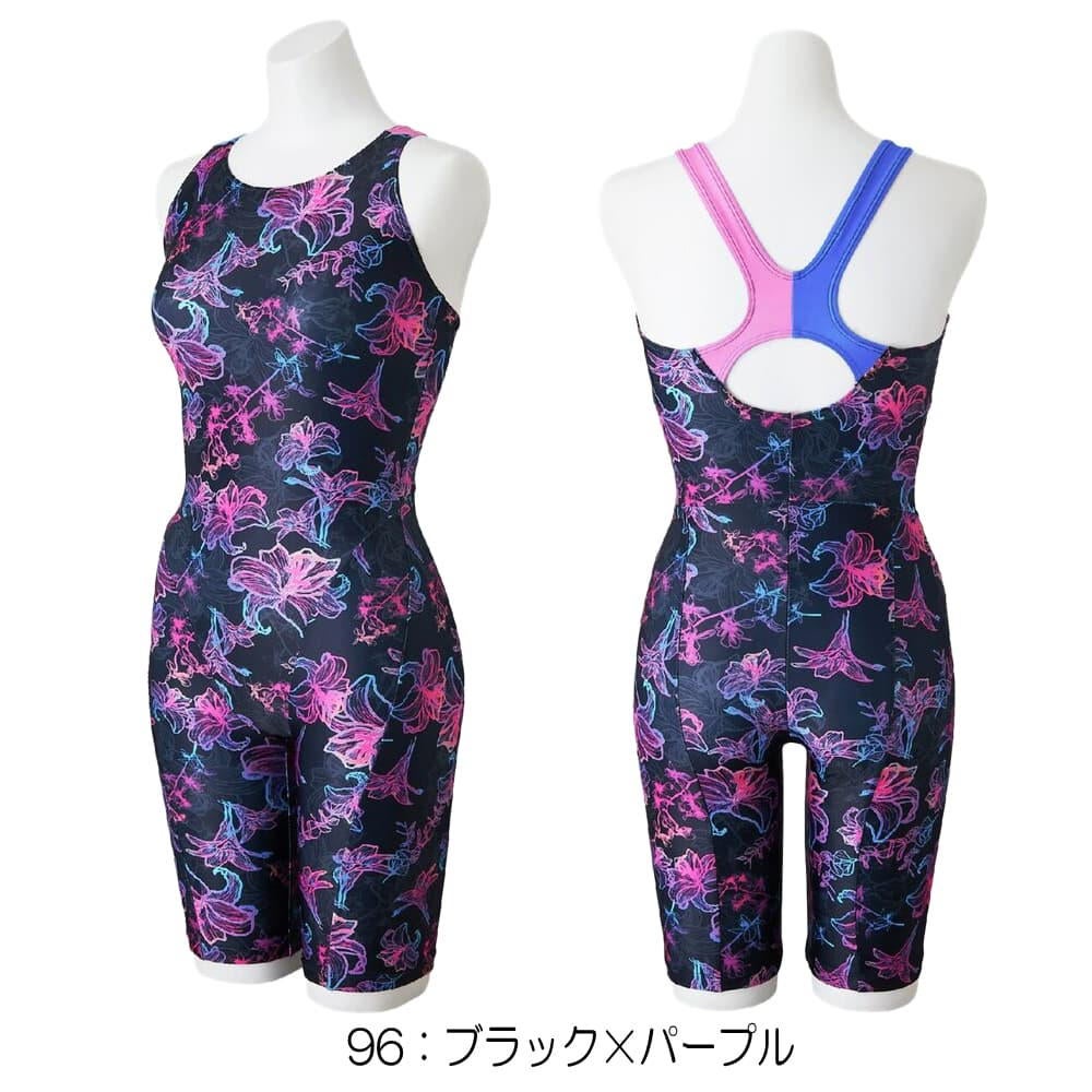 ミズノMIZUNOフィットネス水着レディースStrokeONEオールインワンパッド付き2026年春夏モデルN2JGD306