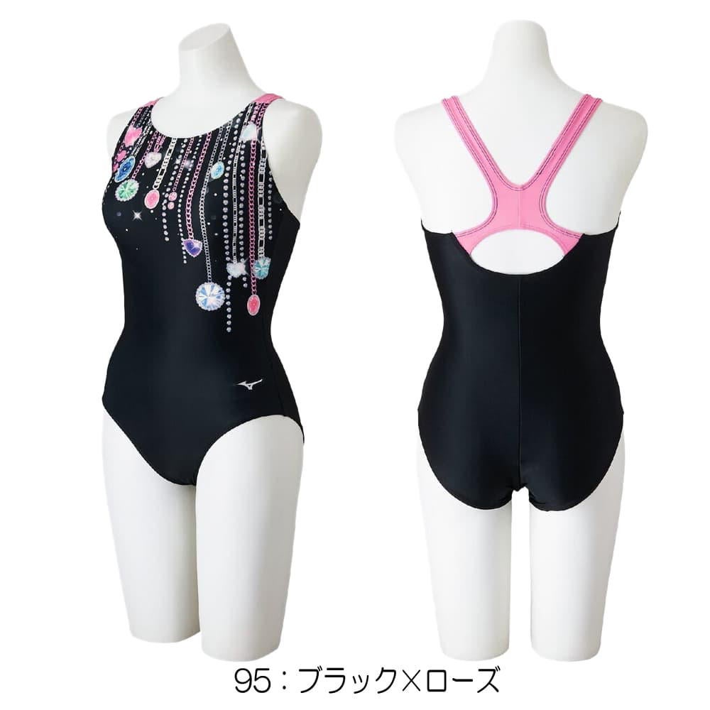 ミズノMIZUNOフィットネス水着レディースStrokeONEワンピースパッド付き2026年春夏モデルN2JAD304