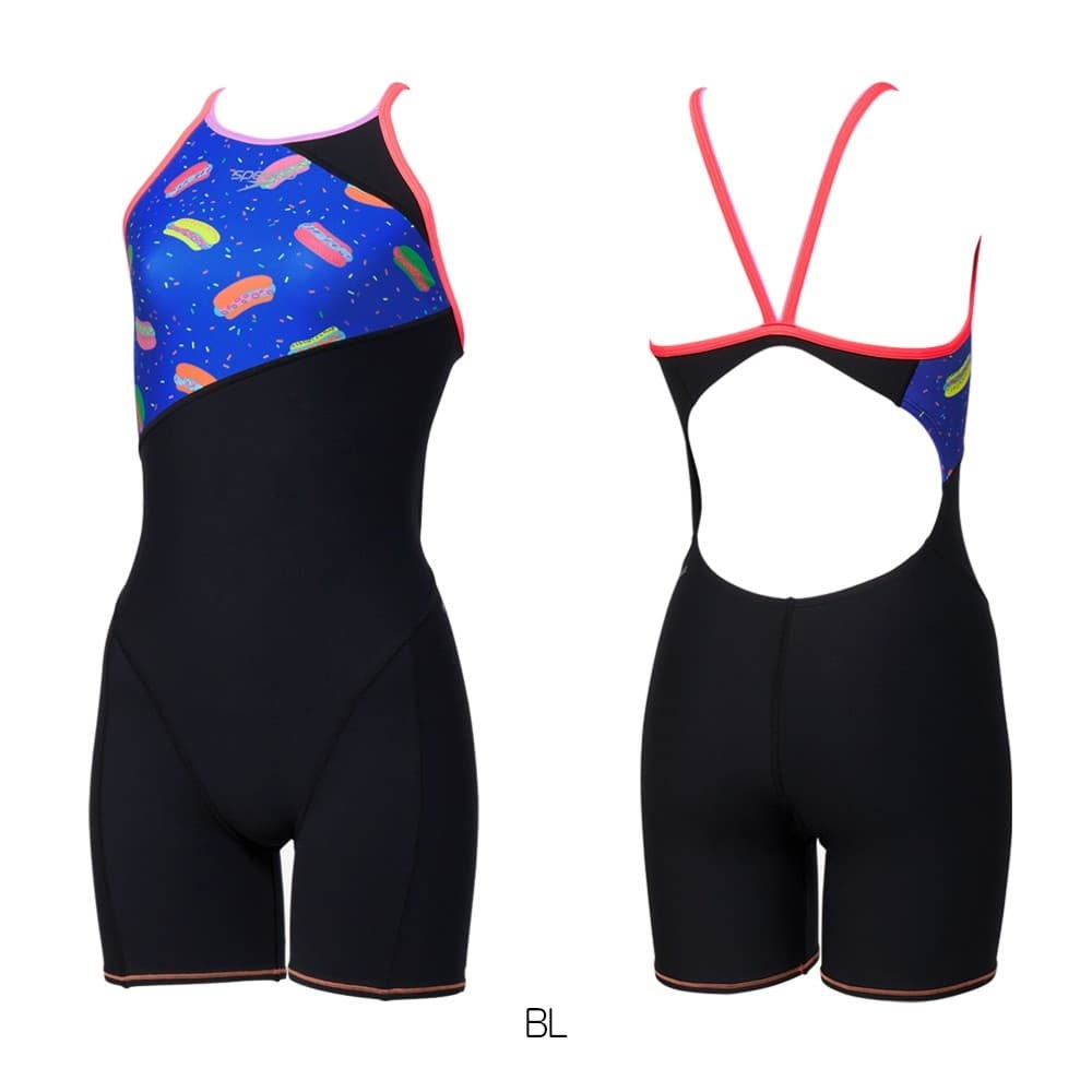 スピードSPEEDO競泳水着練習用水着レディースホットドッグターンズショートニースキンENDURANCEECO競泳練習水着2026年春夏モデルSTW12609