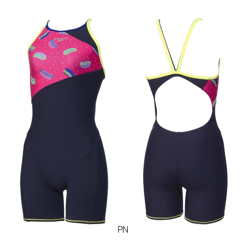 スピードSPEEDO競泳水着練習用水着レディースホットドッグターンズショートニースキンENDURANCEECO競泳練習水着2026年春夏モデルSTW12609