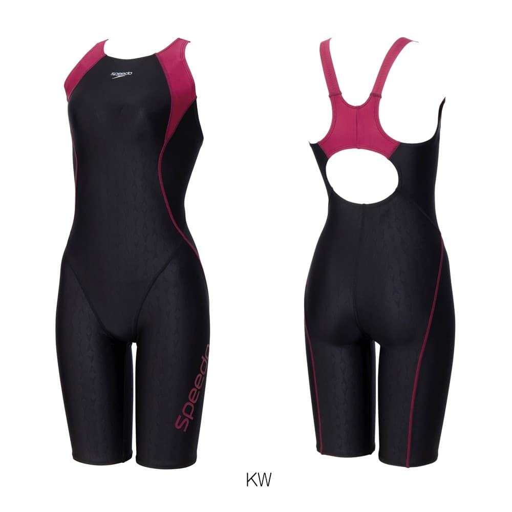 スピードSPEEDOフィットネス水着レディースフレックスシグマニューコンフォートラップニースキンオールインワンパッド付きFLEXΣν2026年春夏モデルSFW12601