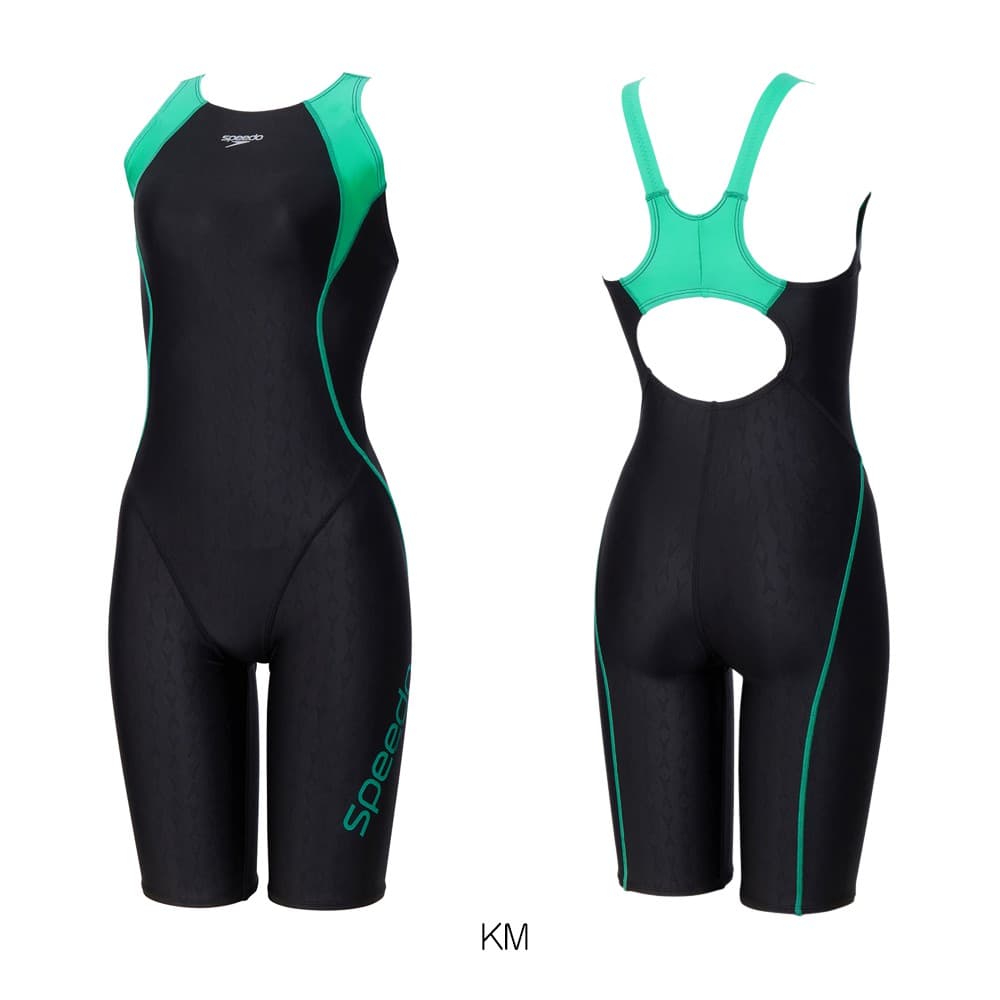 スピードSPEEDOフィットネス水着レディースフレックスシグマニューコンフォートラップニースキンオールインワンパッド付きFLEXΣν2026年春夏モデルSFW12601