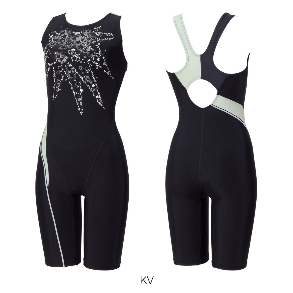 スピードSPEEDOフィットネス水着レディーススターライトルースンニースキンオールインワンパッド付きUltraStretch02026年春夏モデルSFW12610